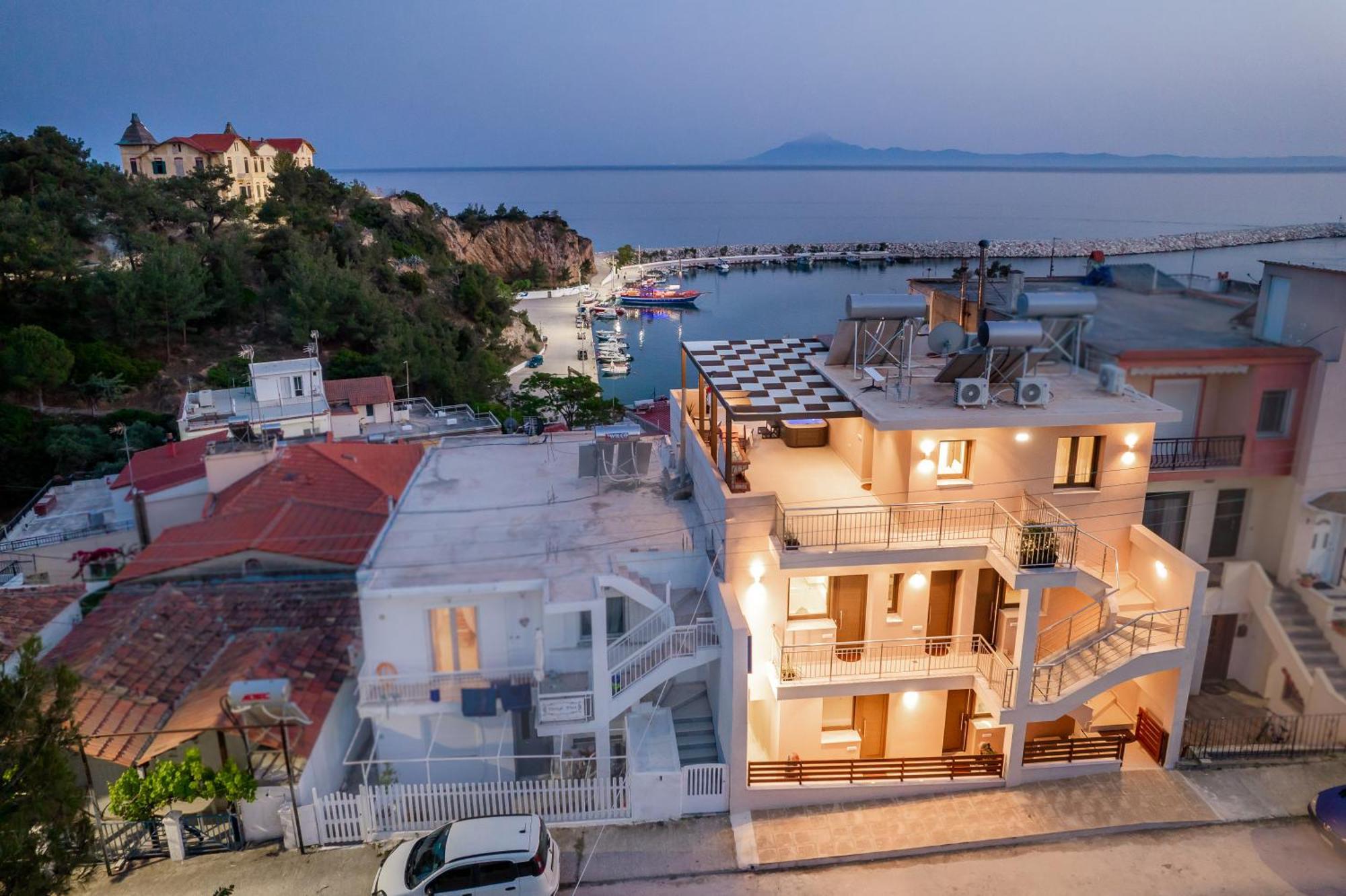 Vela Bianca Suites Limenaria  Buitenkant foto
