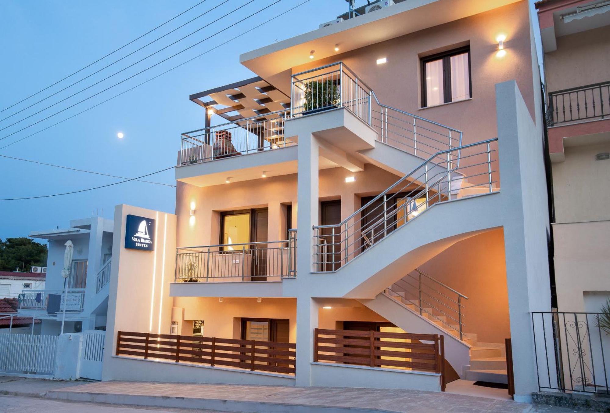 Vela Bianca Suites Limenaria  Buitenkant foto