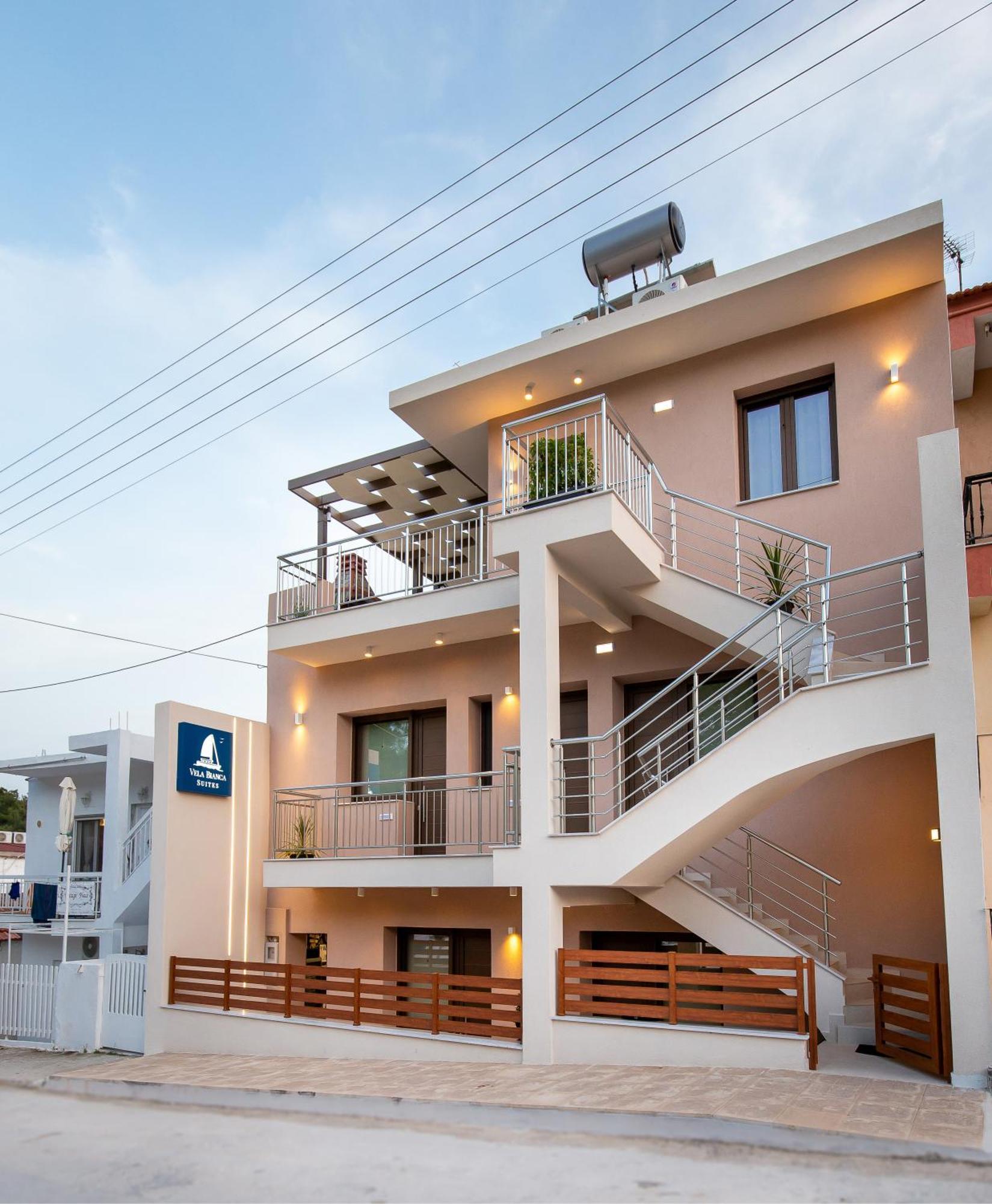 Vela Bianca Suites Limenaria  Buitenkant foto