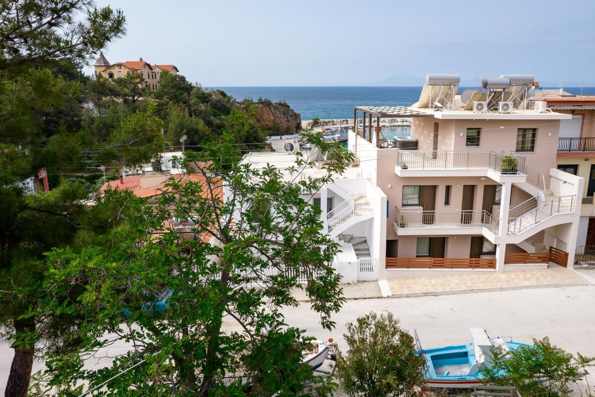 Vela Bianca Suites Limenaria  Buitenkant foto