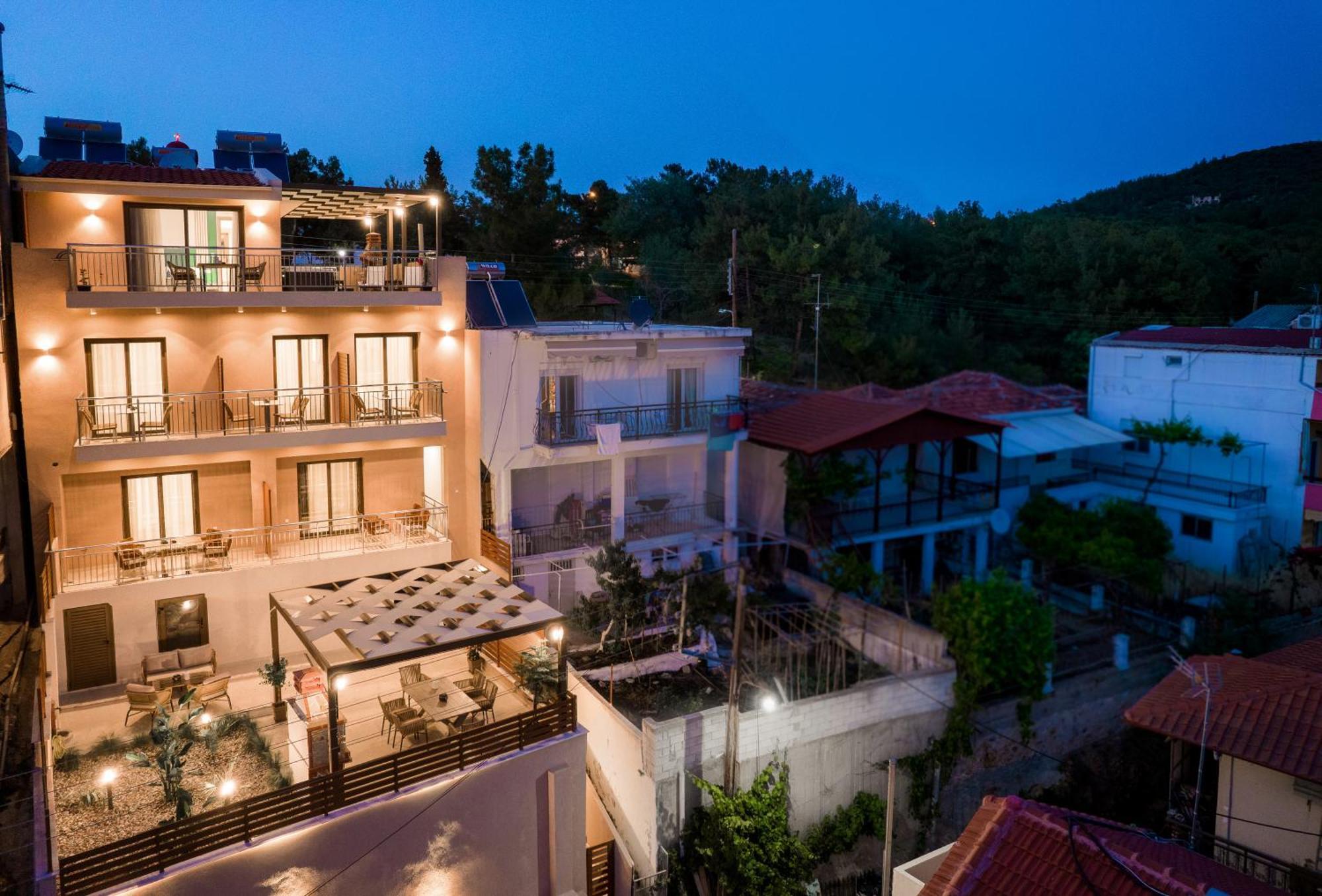 Vela Bianca Suites Limenaria  Buitenkant foto
