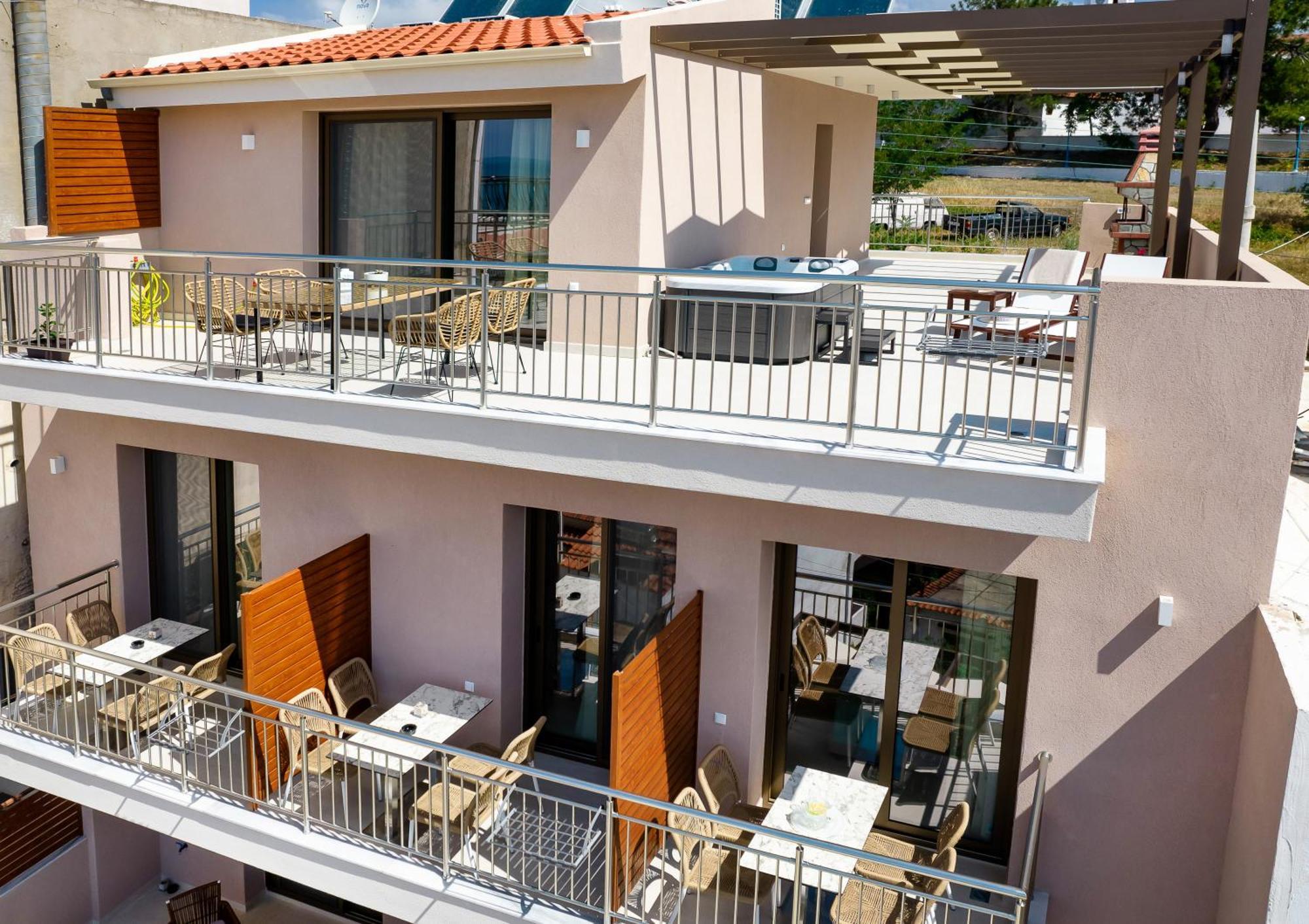 Vela Bianca Suites Limenaria  Buitenkant foto