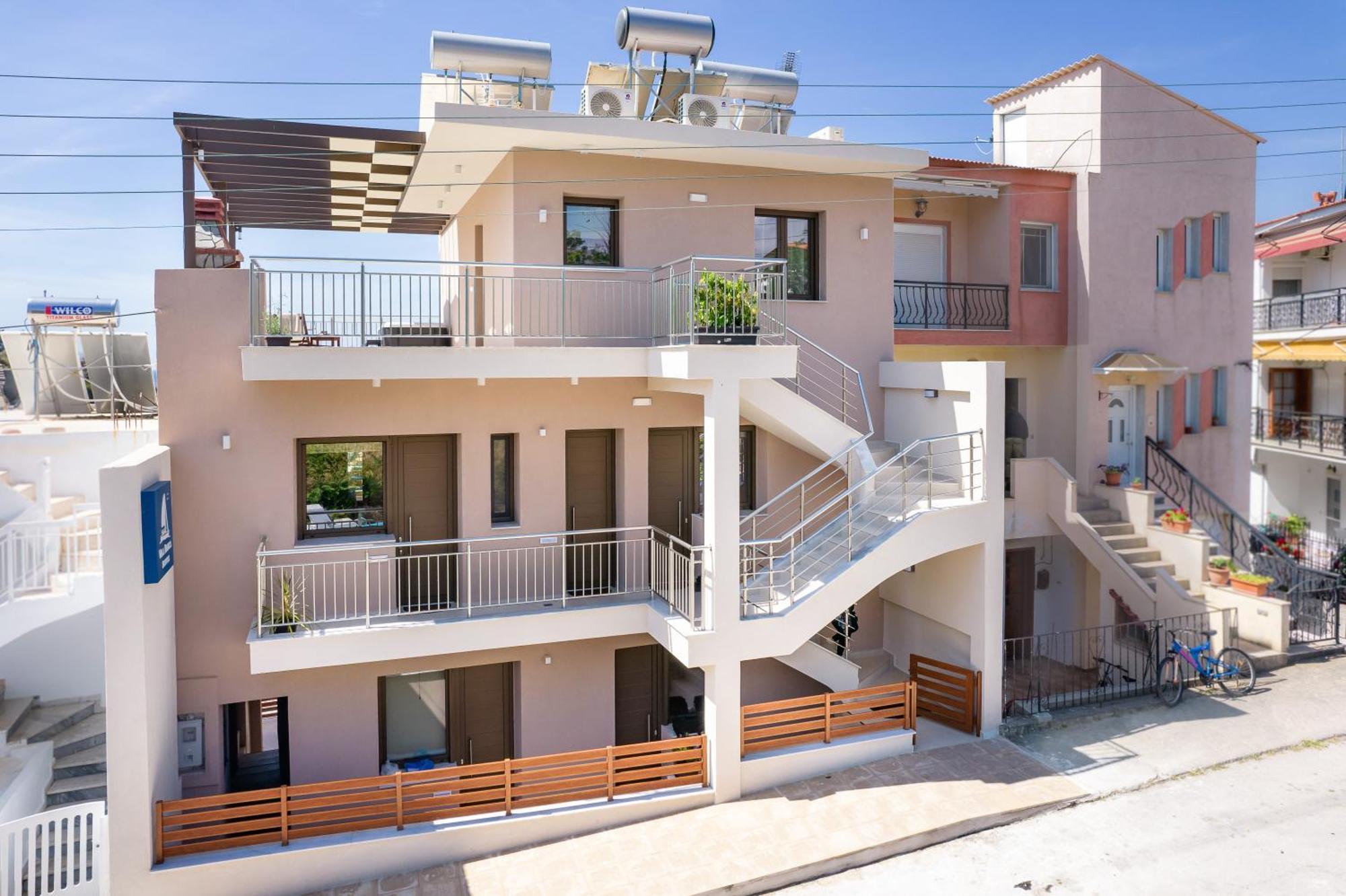 Vela Bianca Suites Limenaria  Buitenkant foto