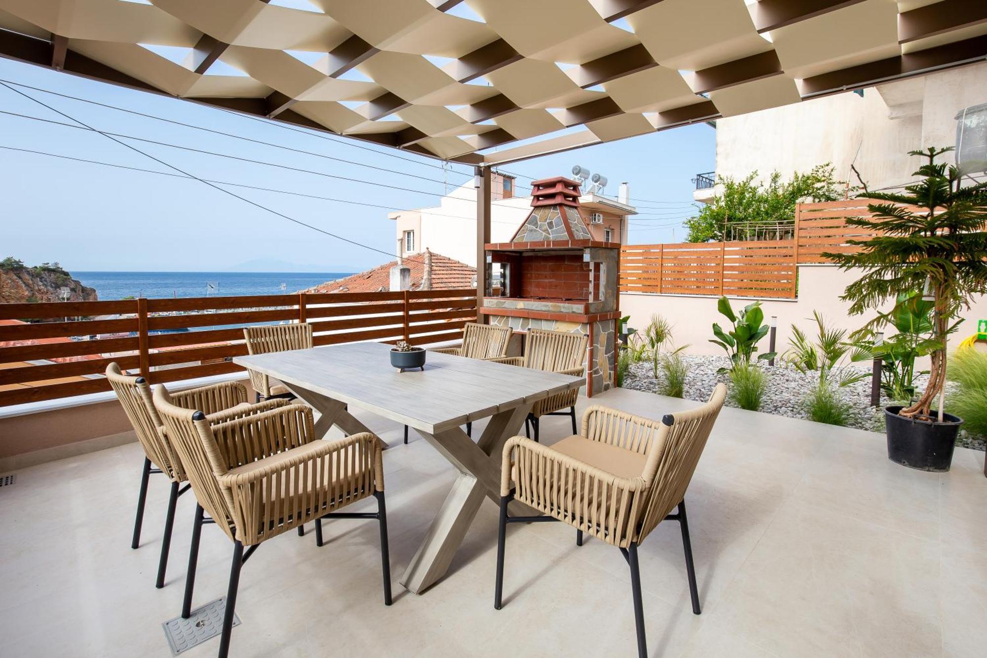 Vela Bianca Suites Limenaria  Buitenkant foto