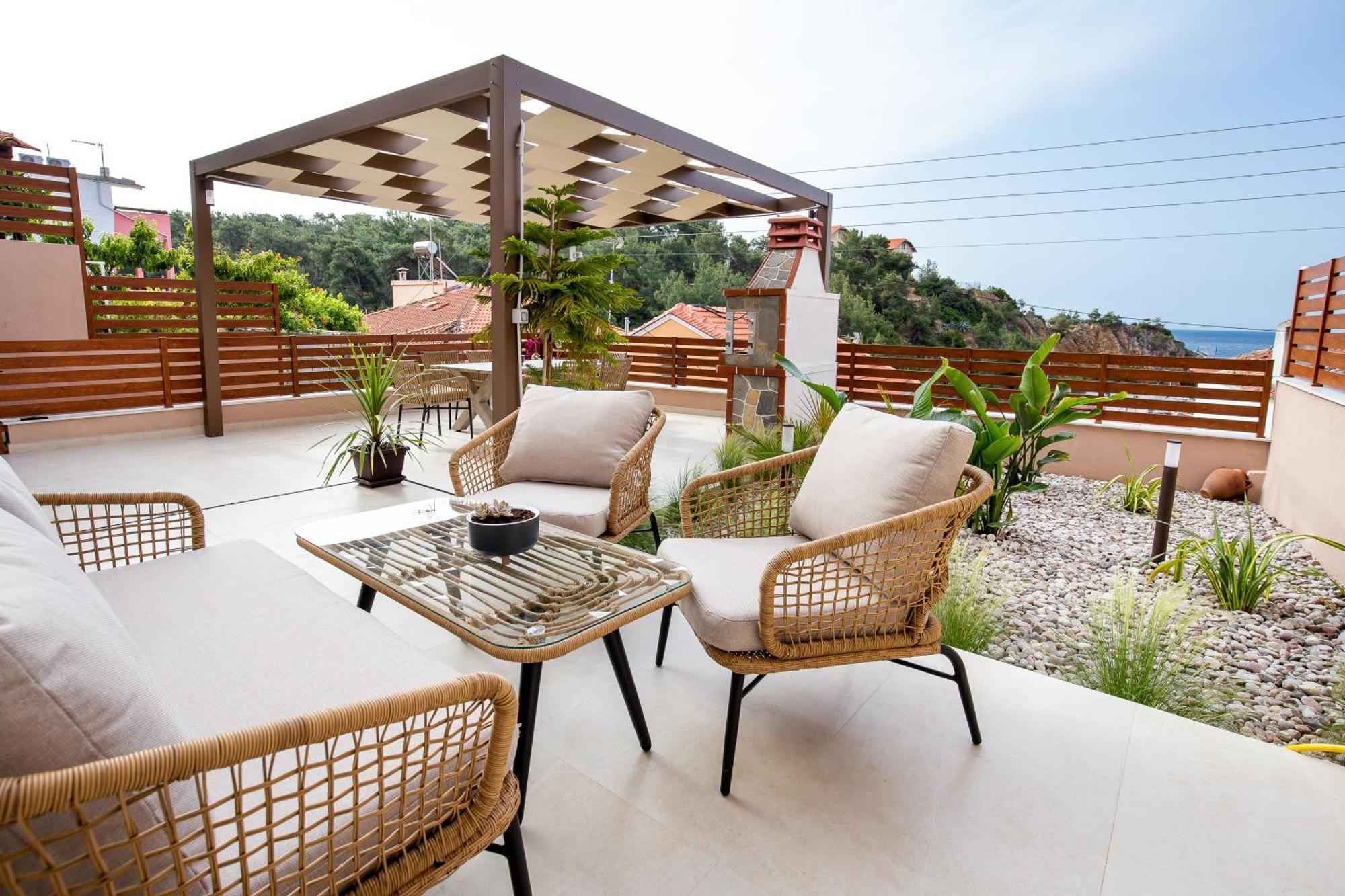 Vela Bianca Suites Limenaria  Buitenkant foto